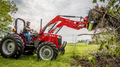 MF 2600 H in a field